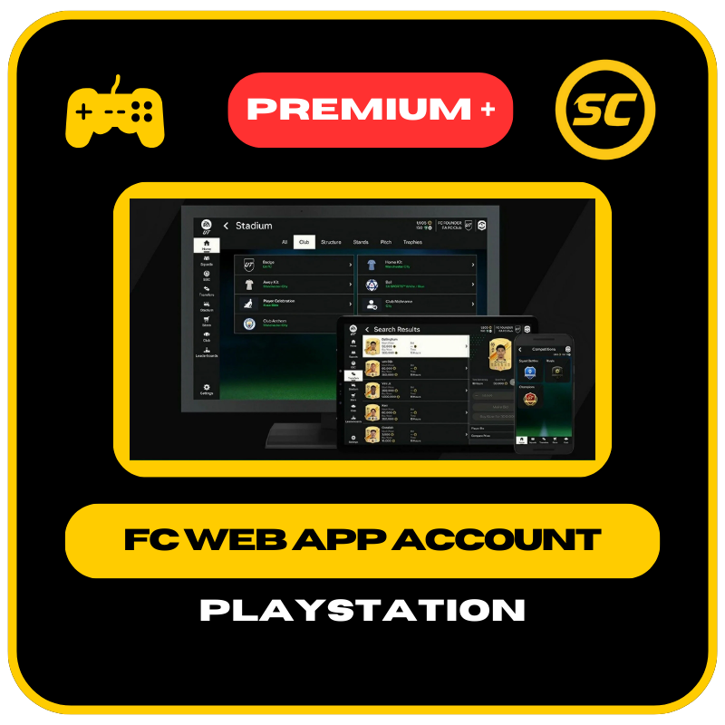 FC 25 - FREIGESCHALTETES WEBAPP-KONTO - PS-PLATTFORM (MINDESTENS 100K SPIELERLÖSE) (PREMIUM-KONTO, MIT FC GESPIELT)